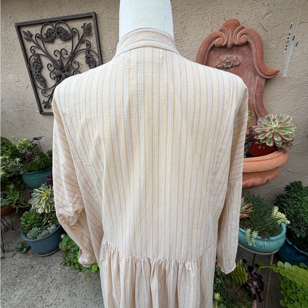 Metta Melbourne Lagenlook Faye Oversized MIDI Shirt Dress - Picture 13 of 16